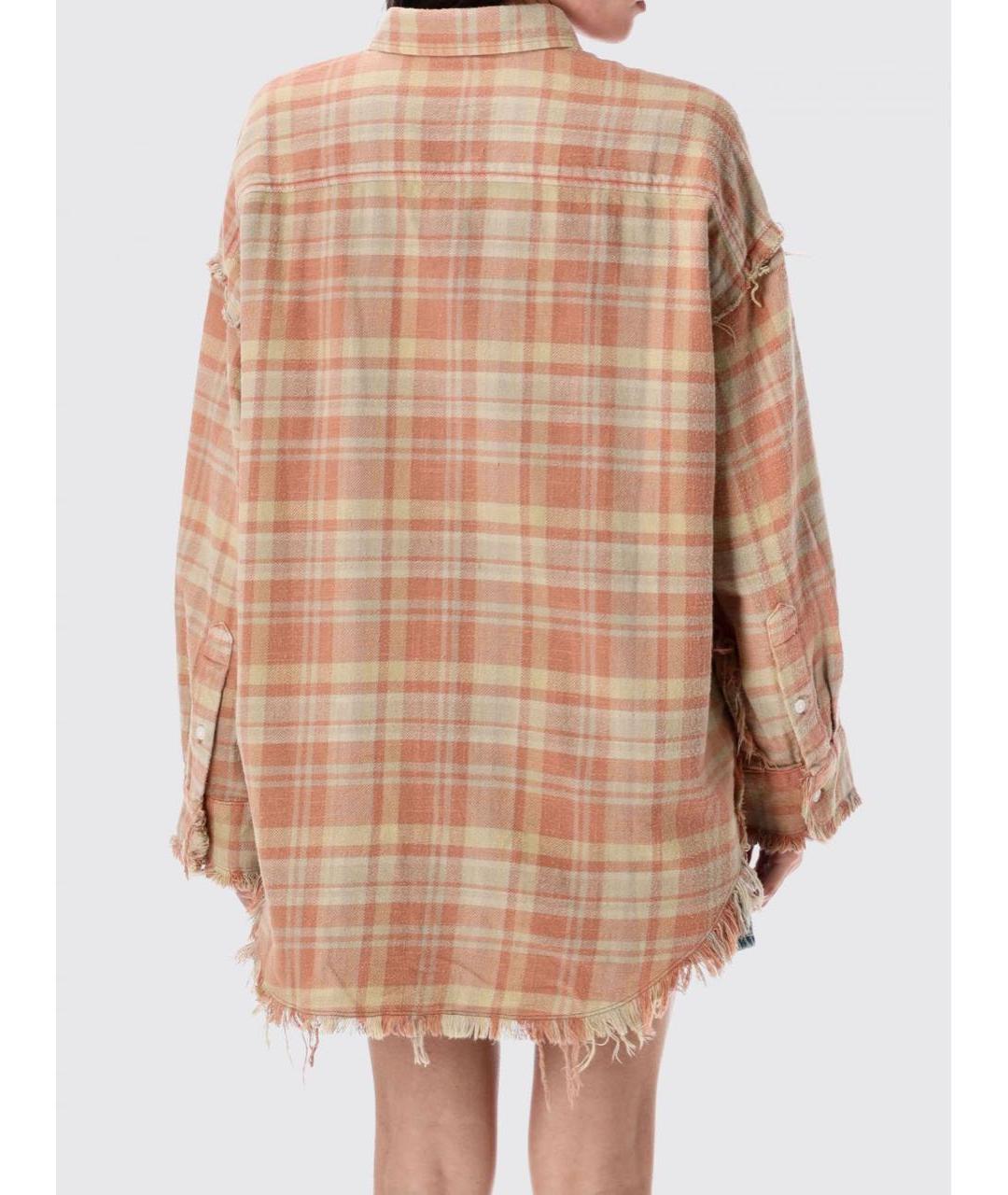 R13 Бежевая хлопковая рубашка, фото 2