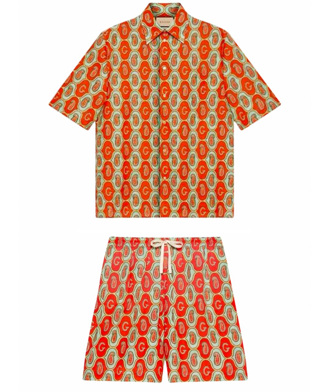 GUCCI Оранжевый повседневный костюм, фото 1