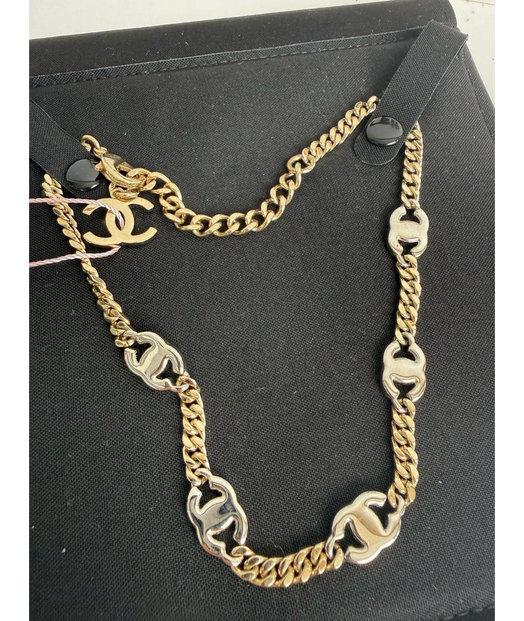 CHANEL Золотое колье, фото 3