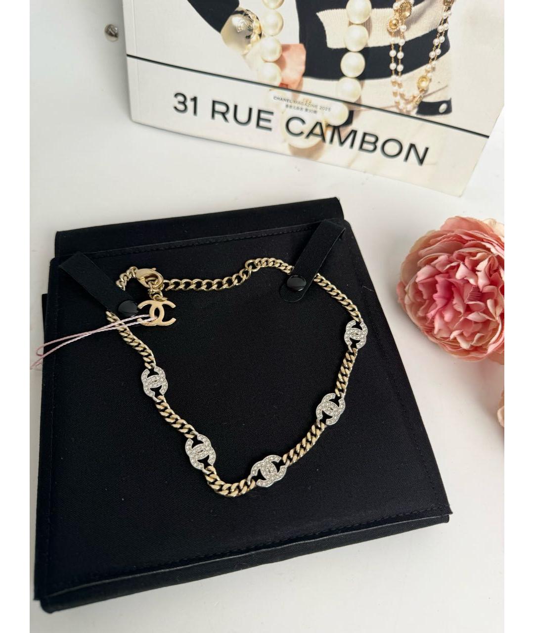 CHANEL Золотое колье, фото 4