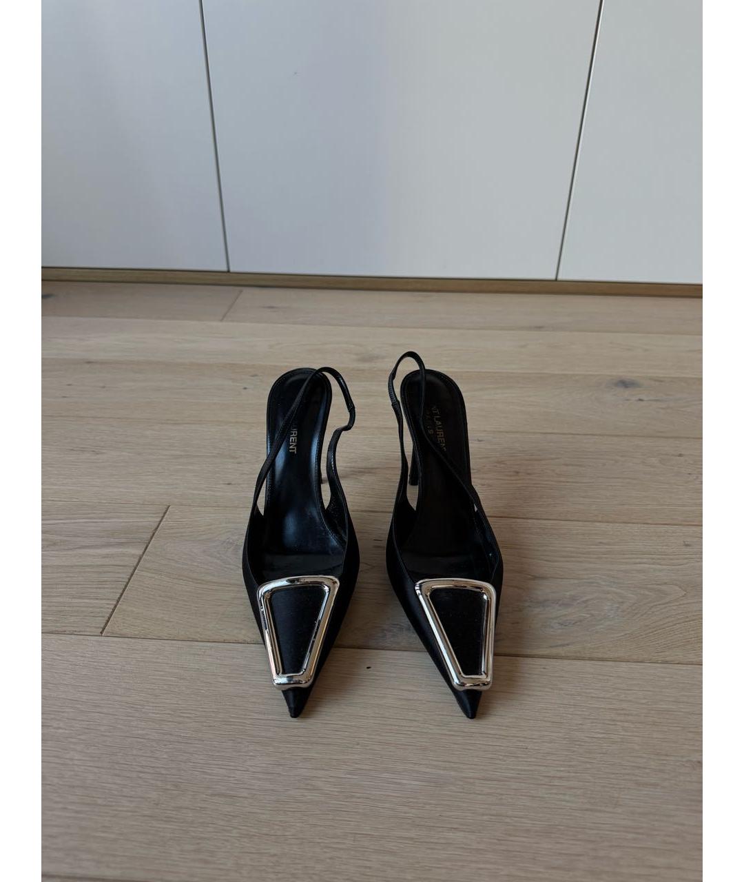 SAINT LAURENT Черные туфли, фото 2