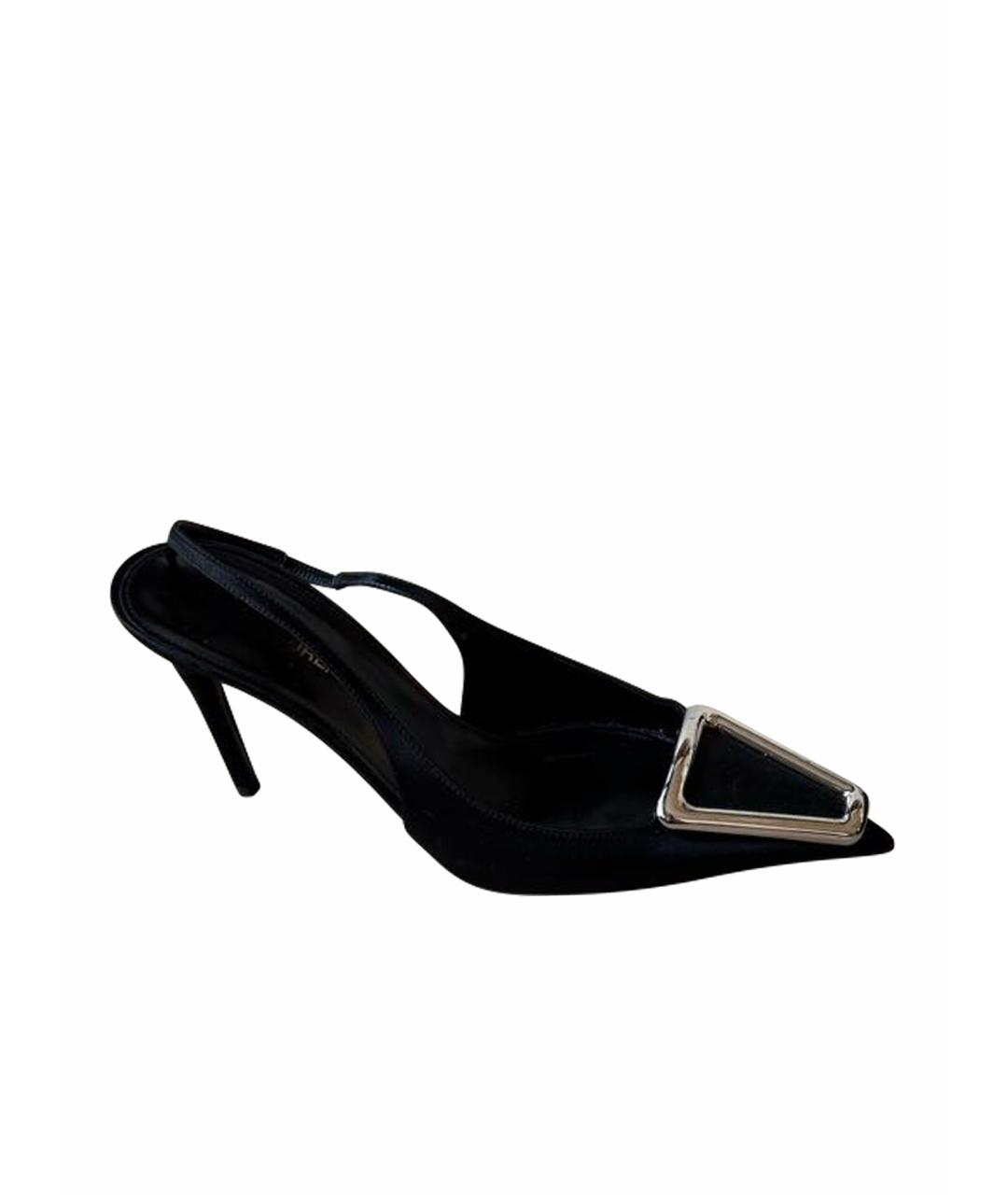 SAINT LAURENT Черные туфли, фото 1