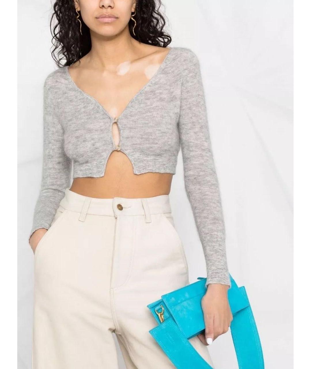 JACQUEMUS Серый джемпер / свитер, фото 2