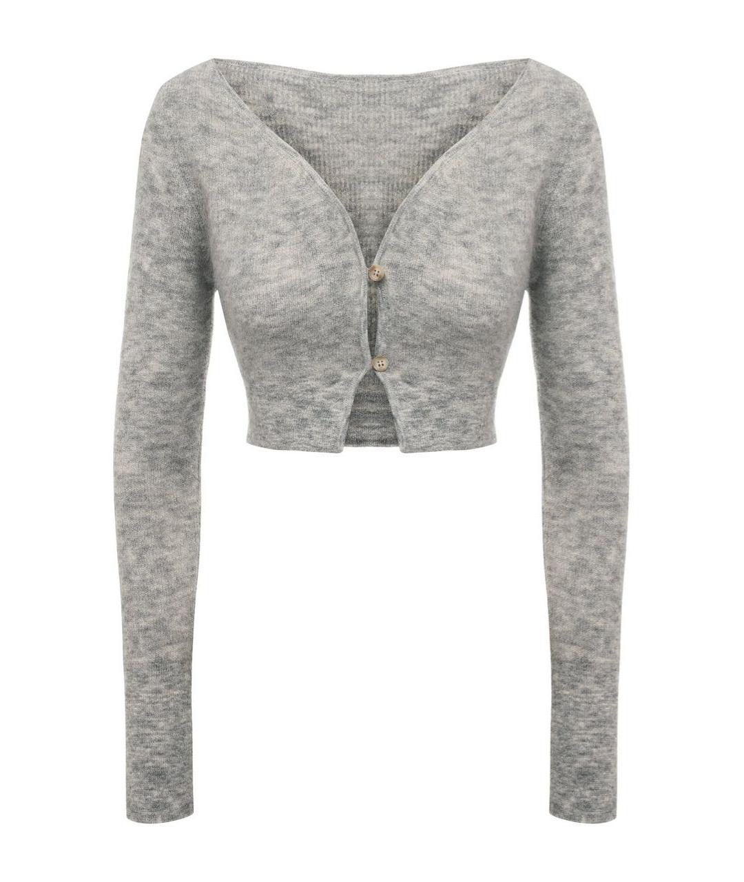 JACQUEMUS Серый джемпер / свитер, фото 3