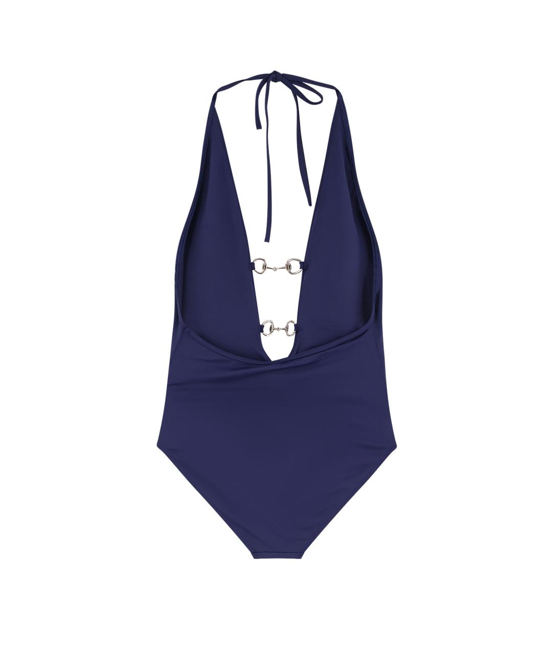 GUCCI Синий полиамидовый купальник, фото 2