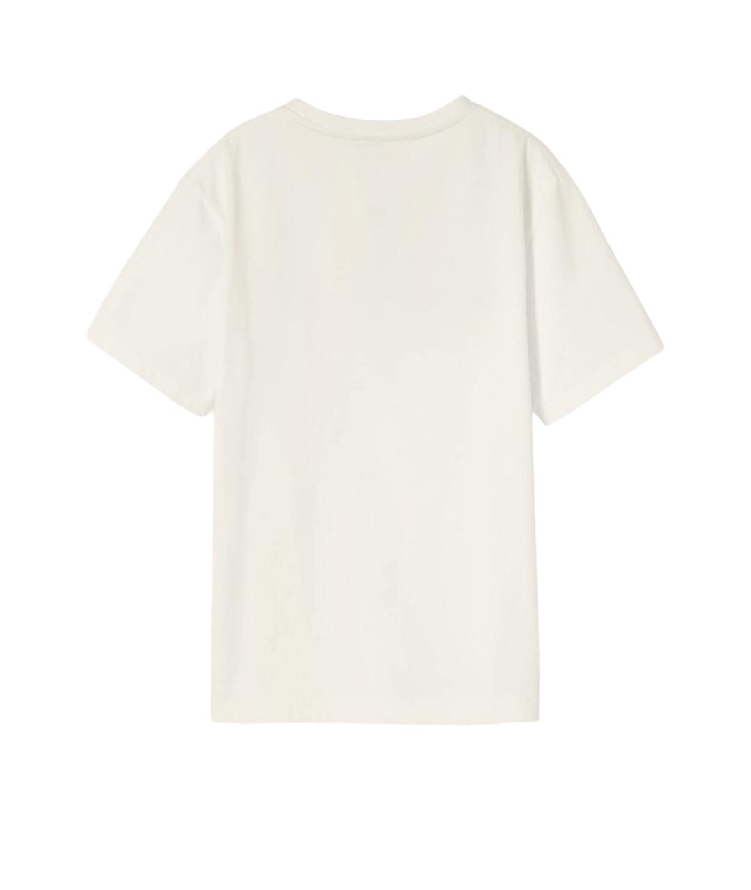 GUCCI Белая хлопковая футболка, фото 2