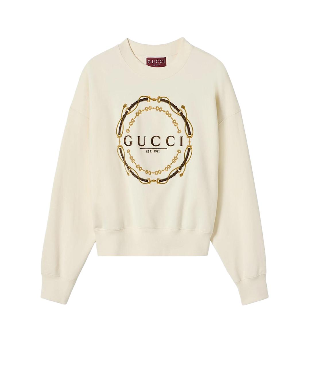 GUCCI Бежевый джемпер / свитер, фото 1