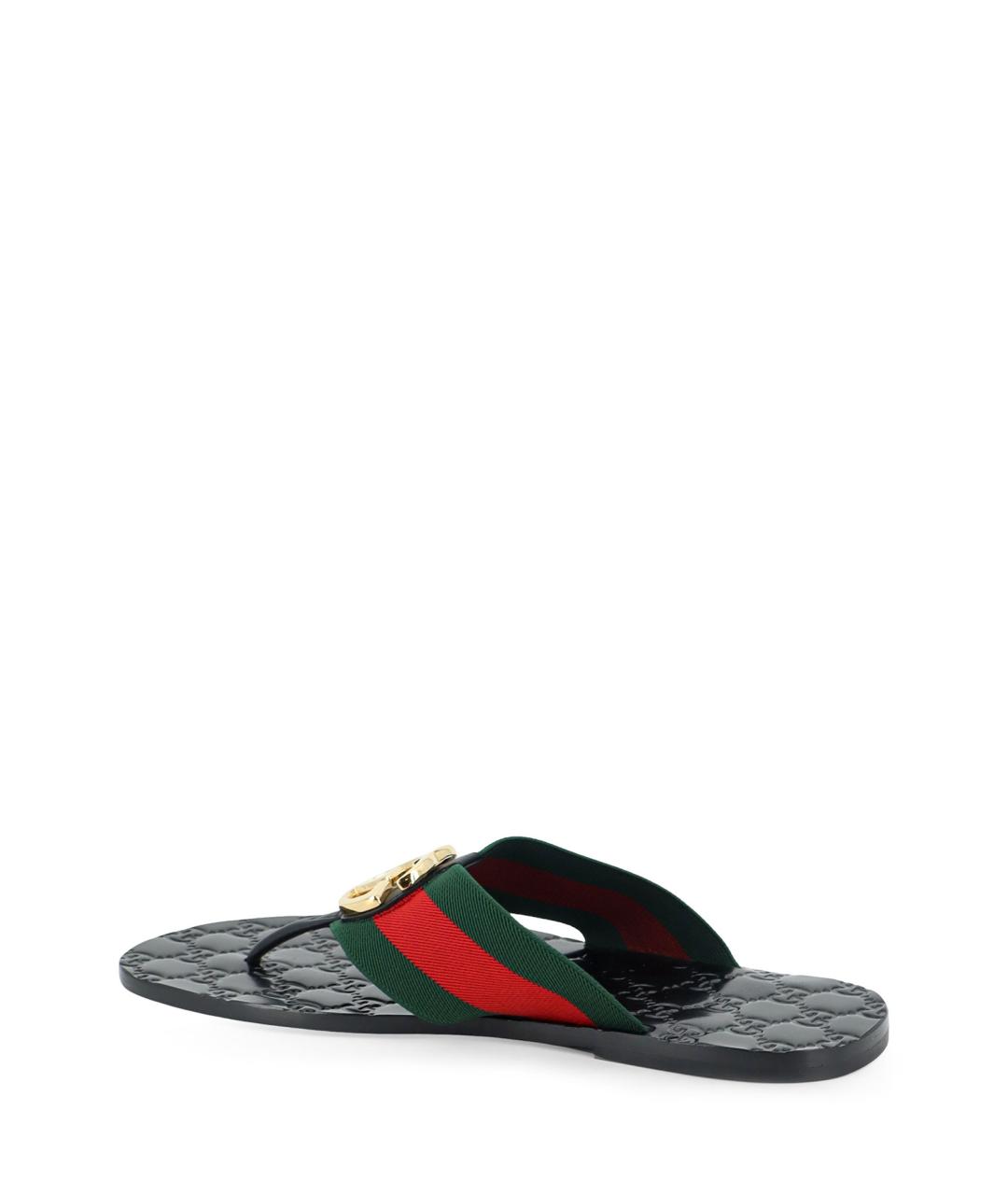 GUCCI Мульти кожаные шлепанцы, фото 3