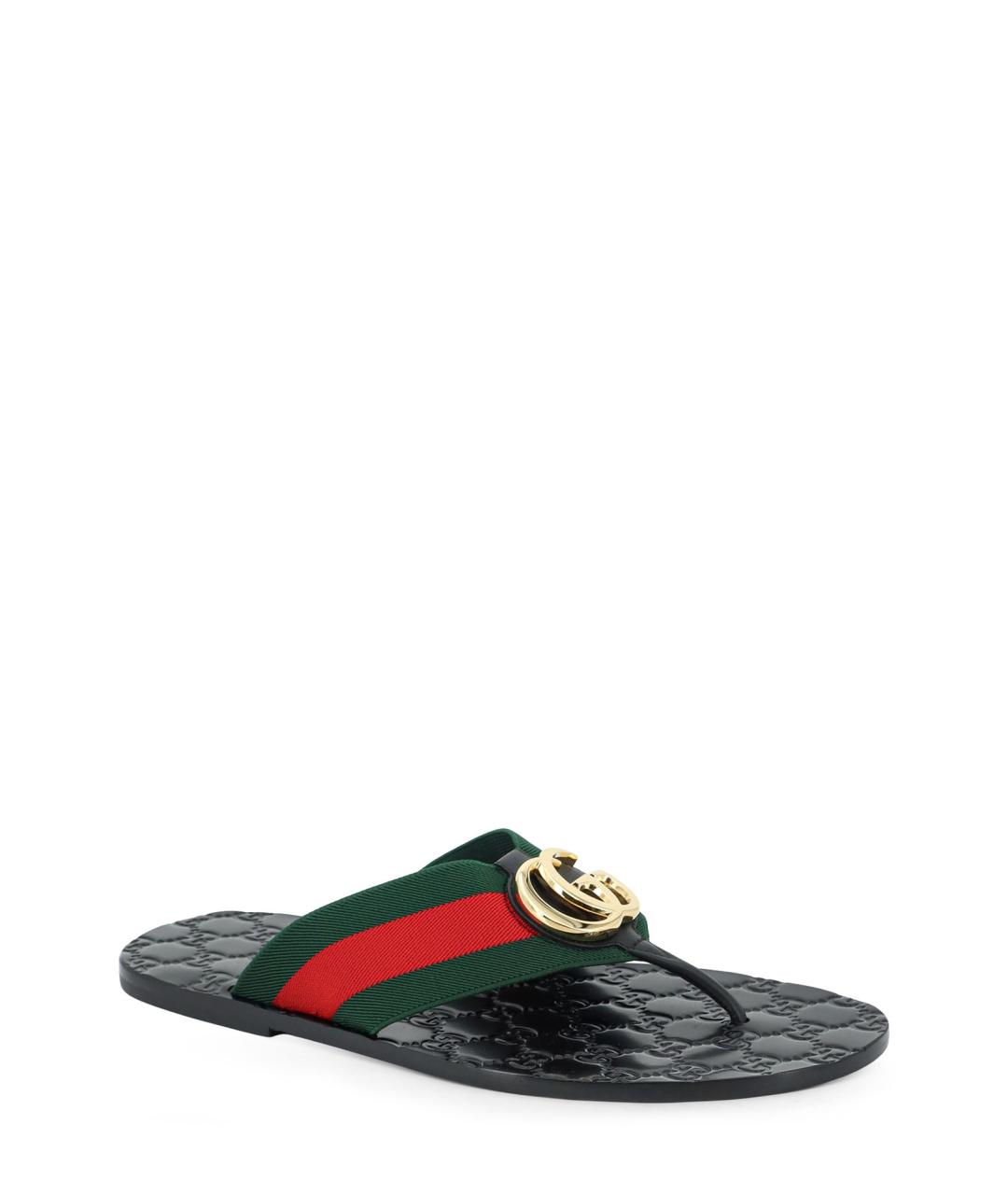 GUCCI Мульти кожаные шлепанцы, фото 2