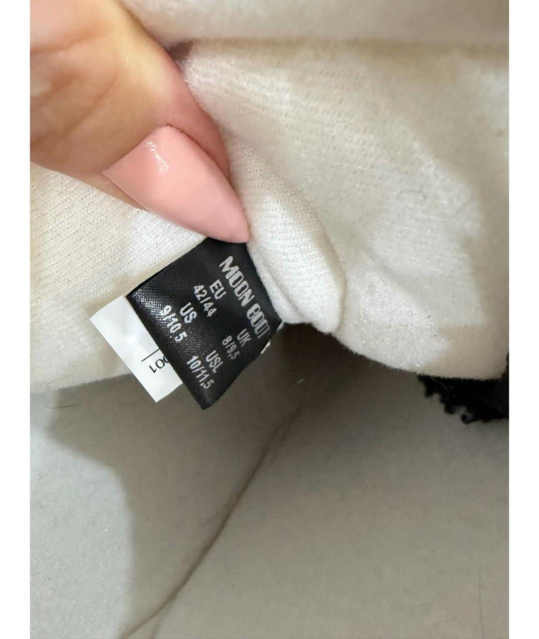 MOON BOOT Черные синтетические ботинки, фото 7