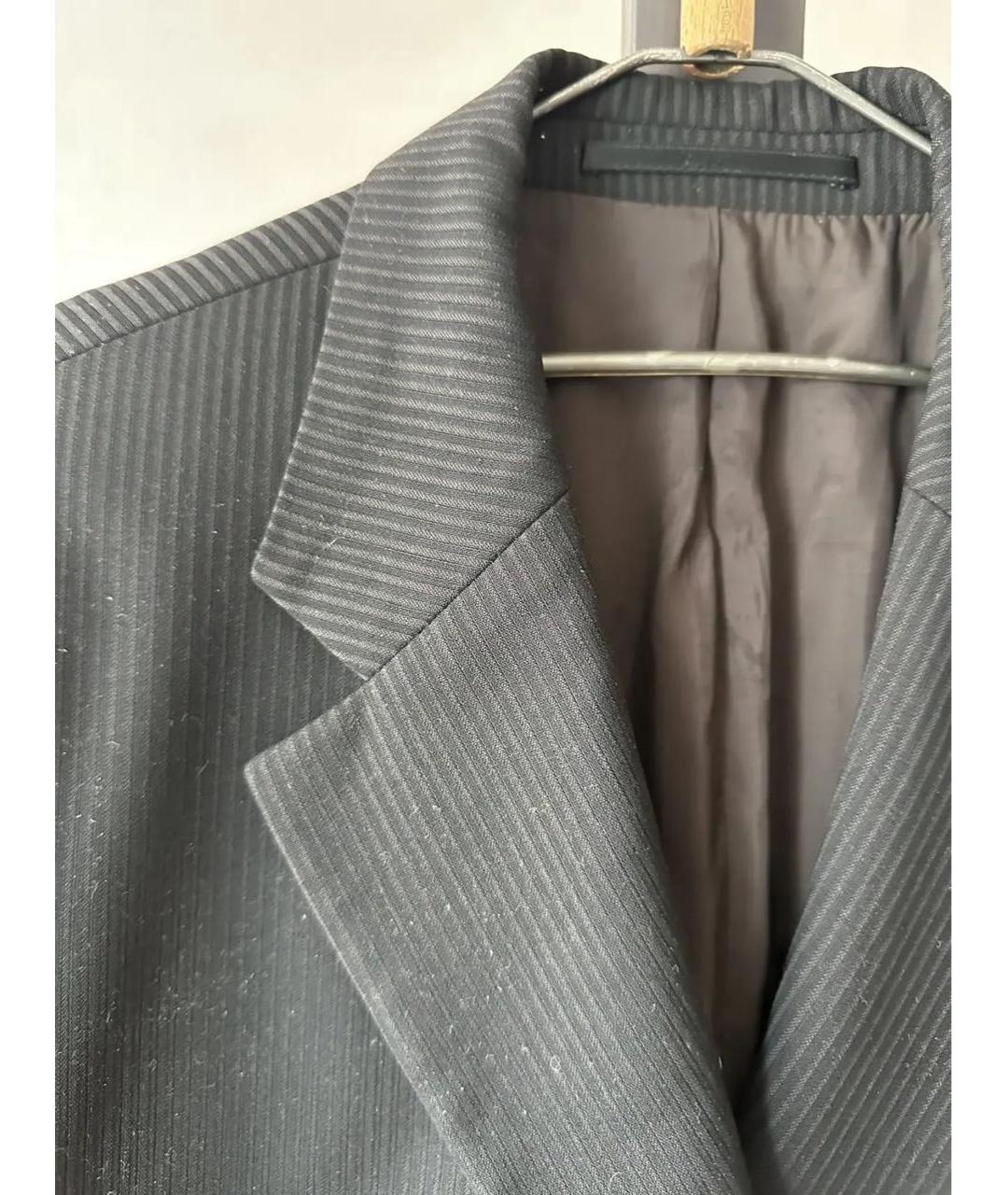 HUGO BOSS Черный шерстяной пиджак, фото 3