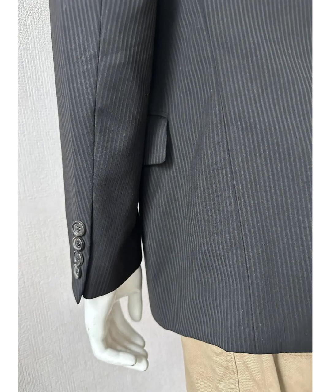 HUGO BOSS Черный шерстяной пиджак, фото 6