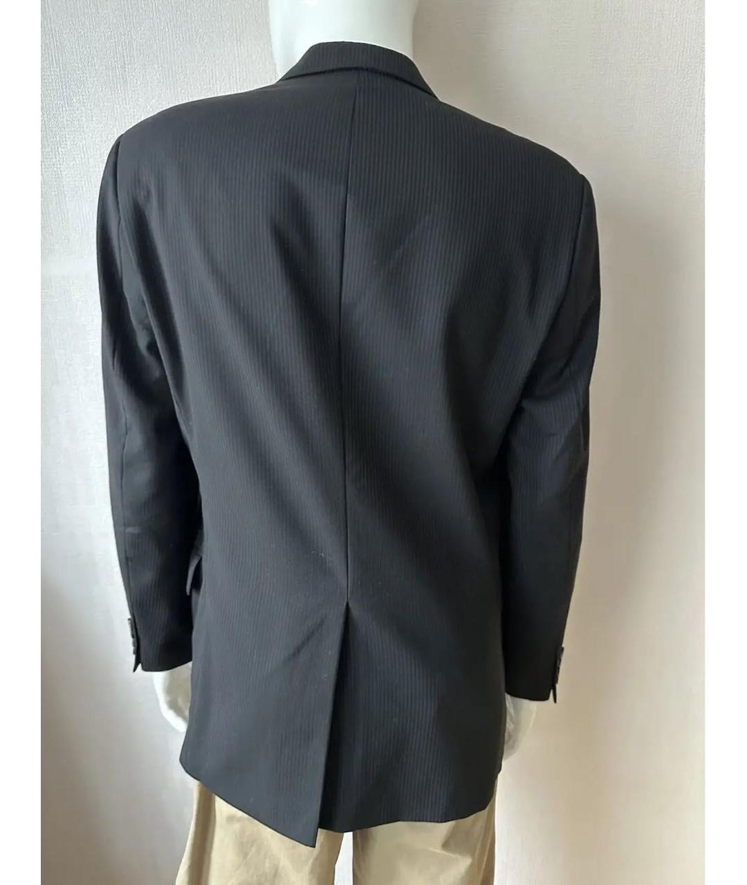 HUGO BOSS Черный шерстяной пиджак, фото 8