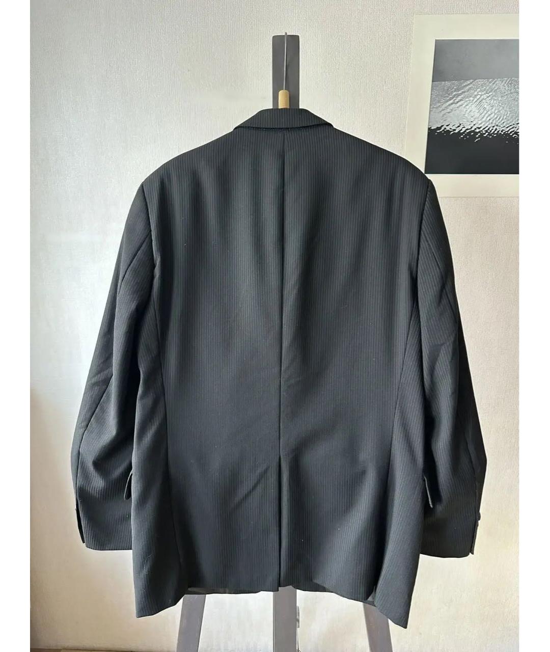 HUGO BOSS Черный шерстяной пиджак, фото 2