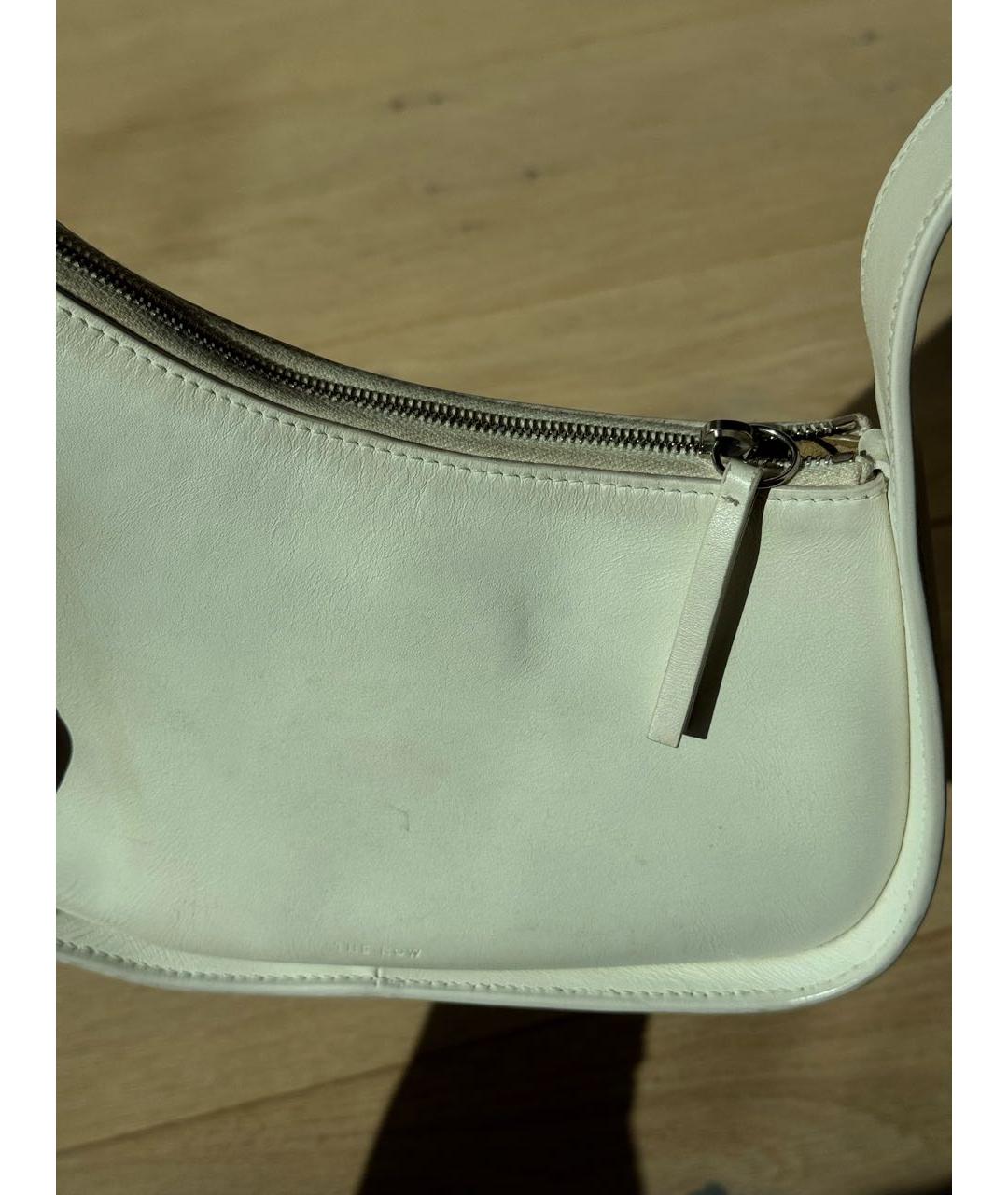 THE ROW Белая кожаная сумка через плечо, фото 4