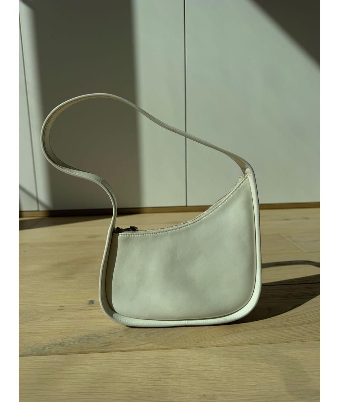 THE ROW Белая кожаная сумка через плечо, фото 3