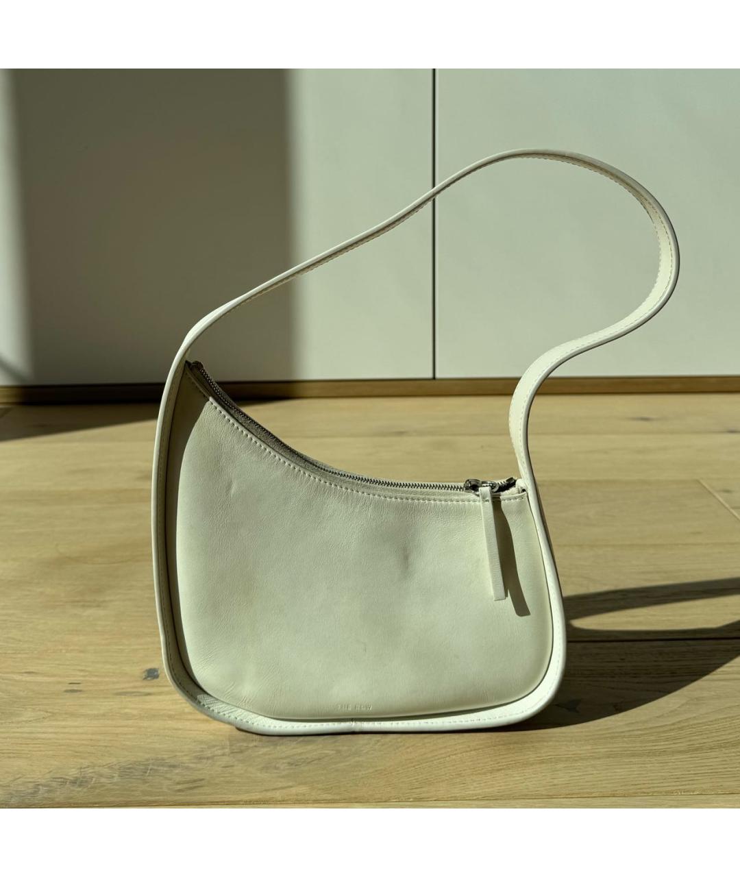 THE ROW Белая кожаная сумка через плечо, фото 5