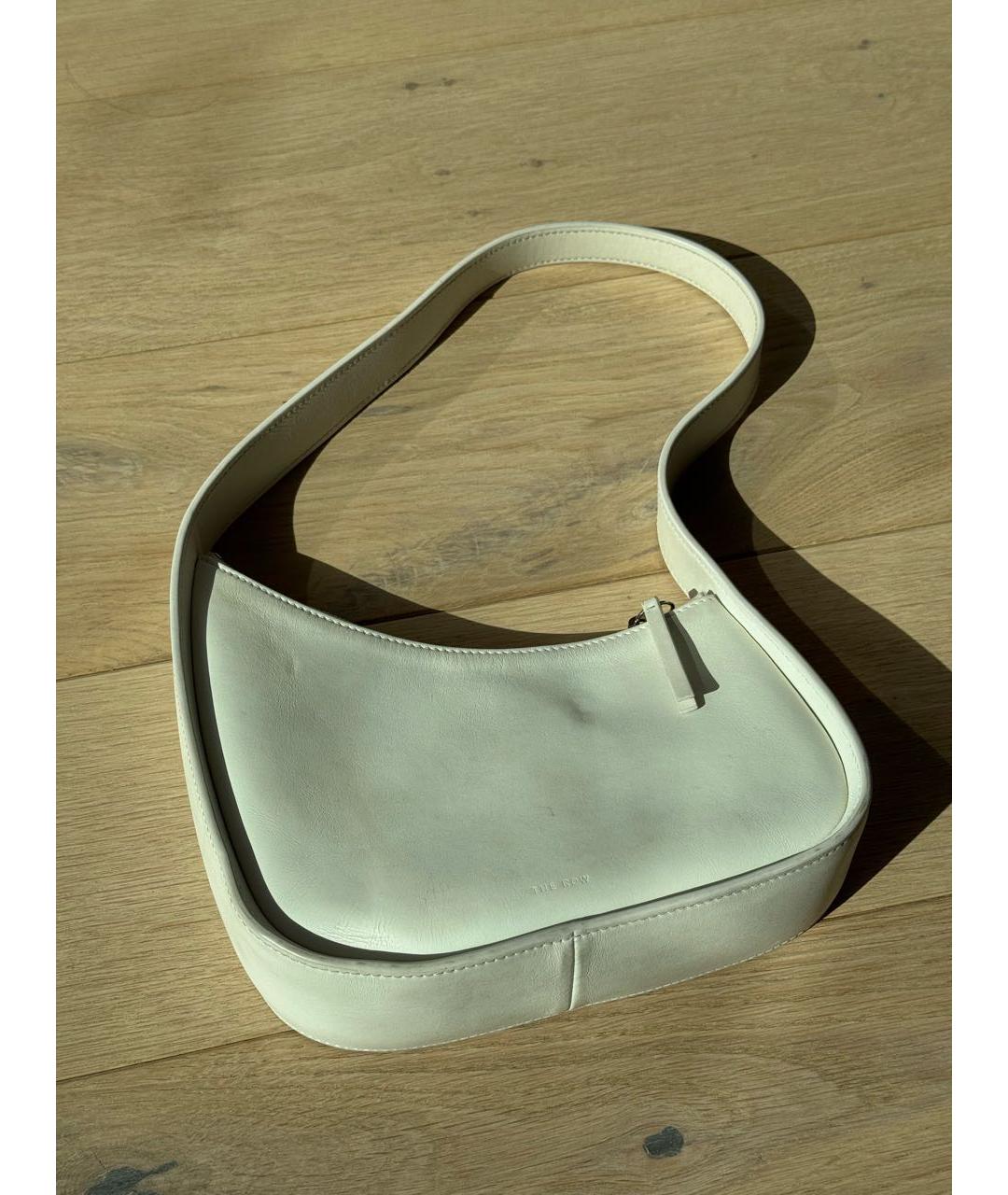 THE ROW Белая кожаная сумка через плечо, фото 2