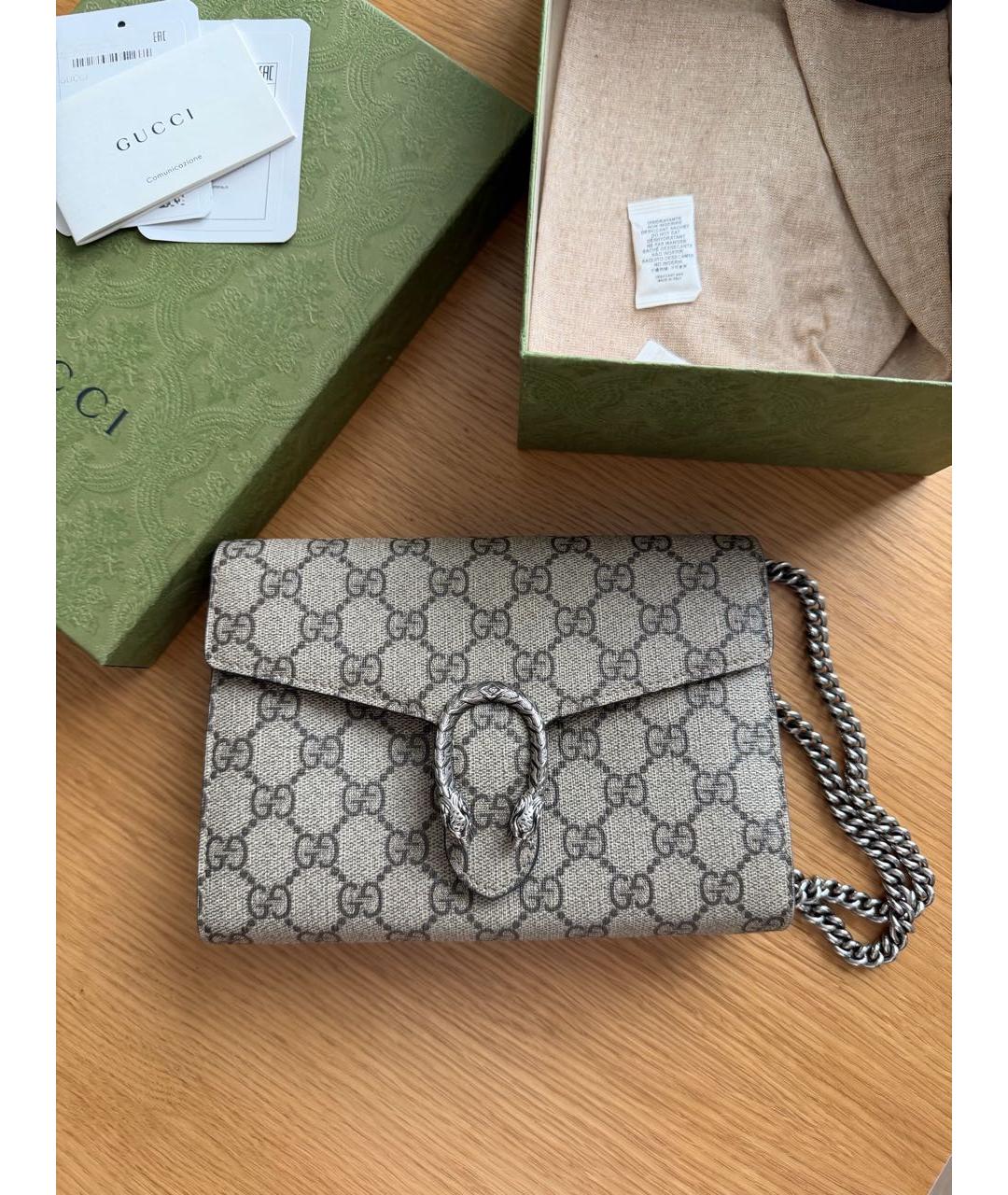 GUCCI Бежевая сумка через плечо, фото 9