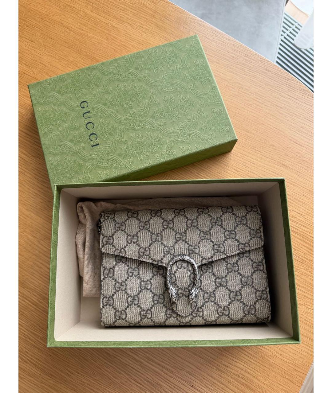 GUCCI Бежевая сумка через плечо, фото 2