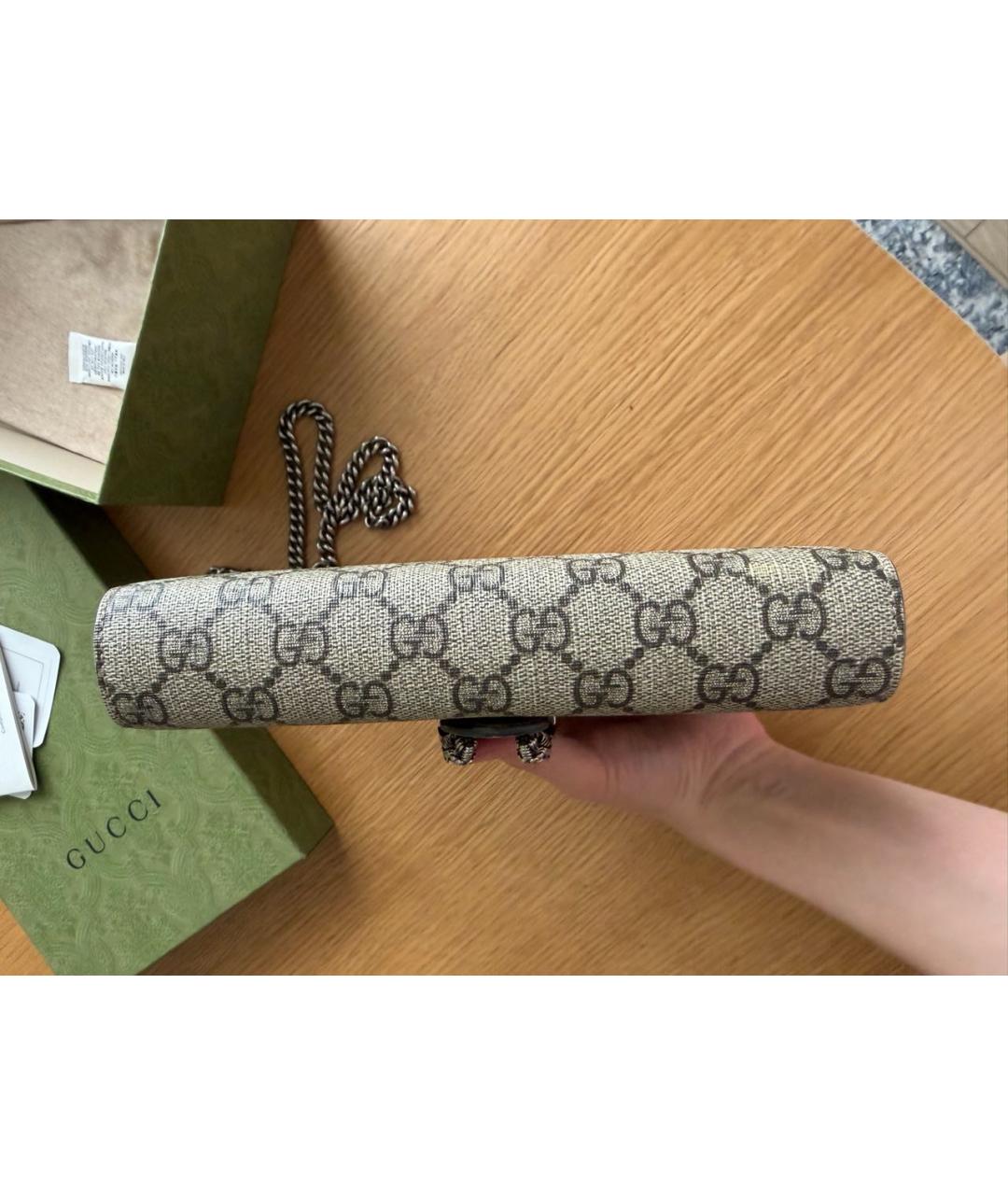 GUCCI Бежевая сумка через плечо, фото 5