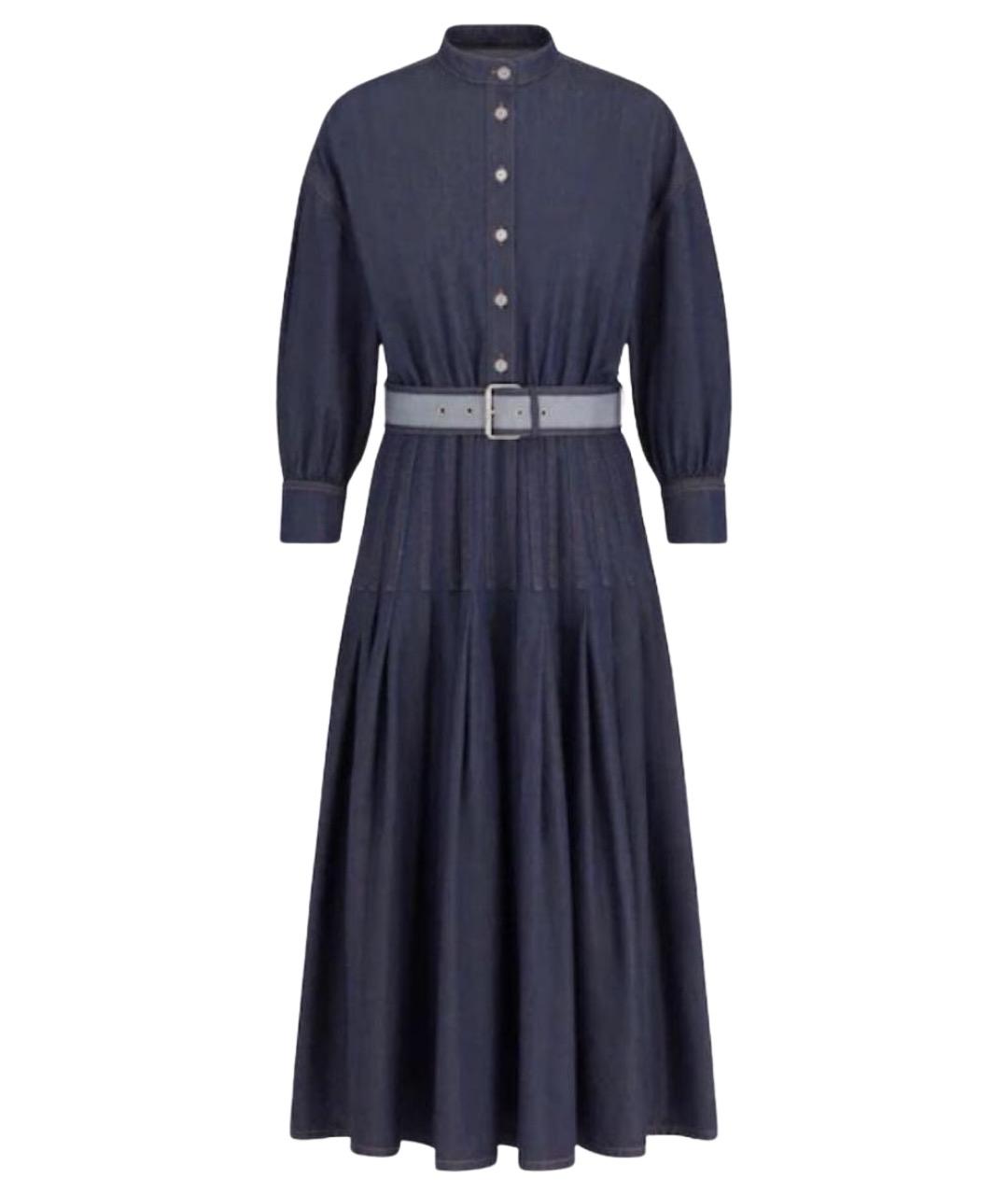 CHRISTIAN DIOR Синее деним платье, фото 1