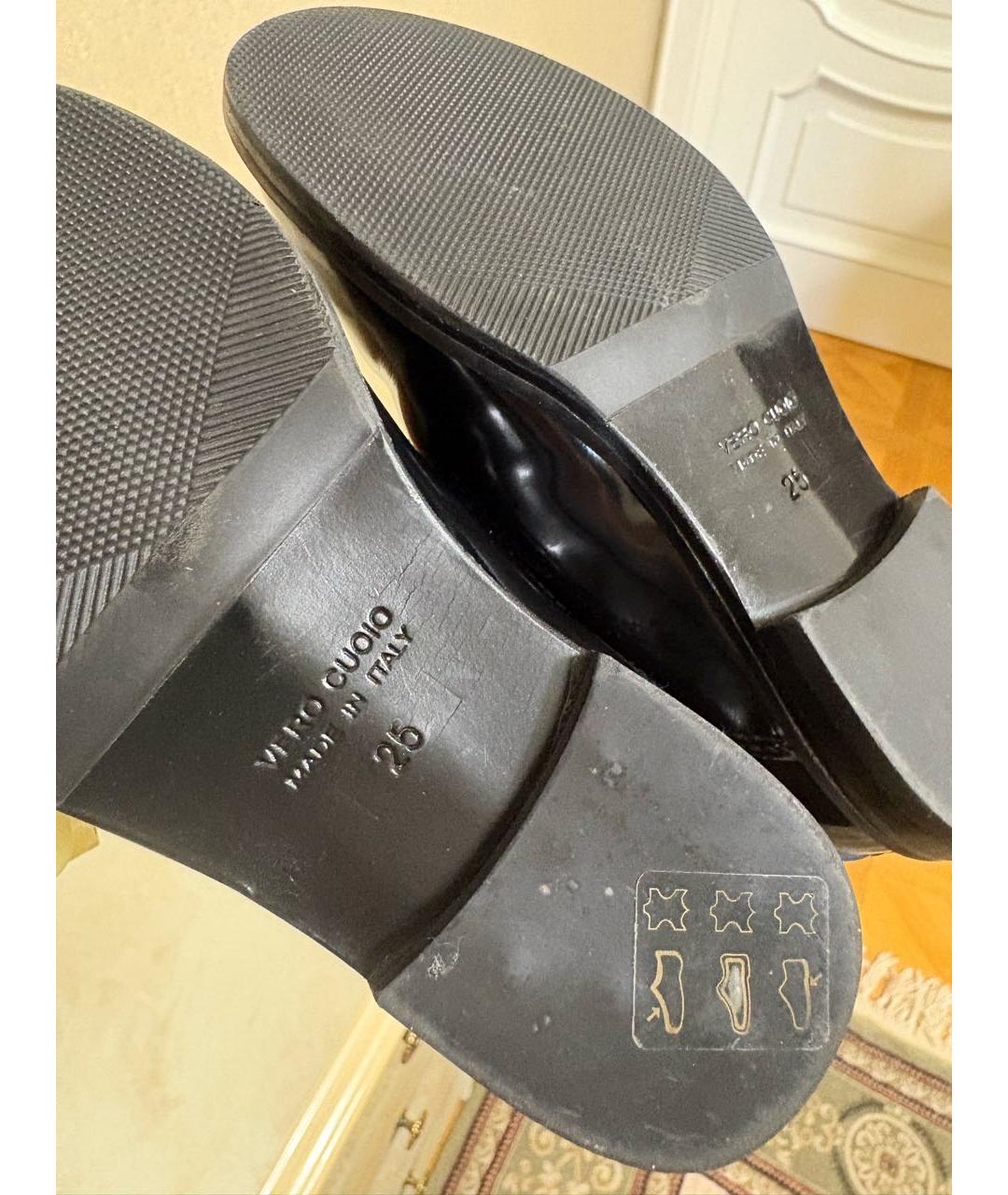 FENDI Черные ботинки из лакированной кожи, фото 5