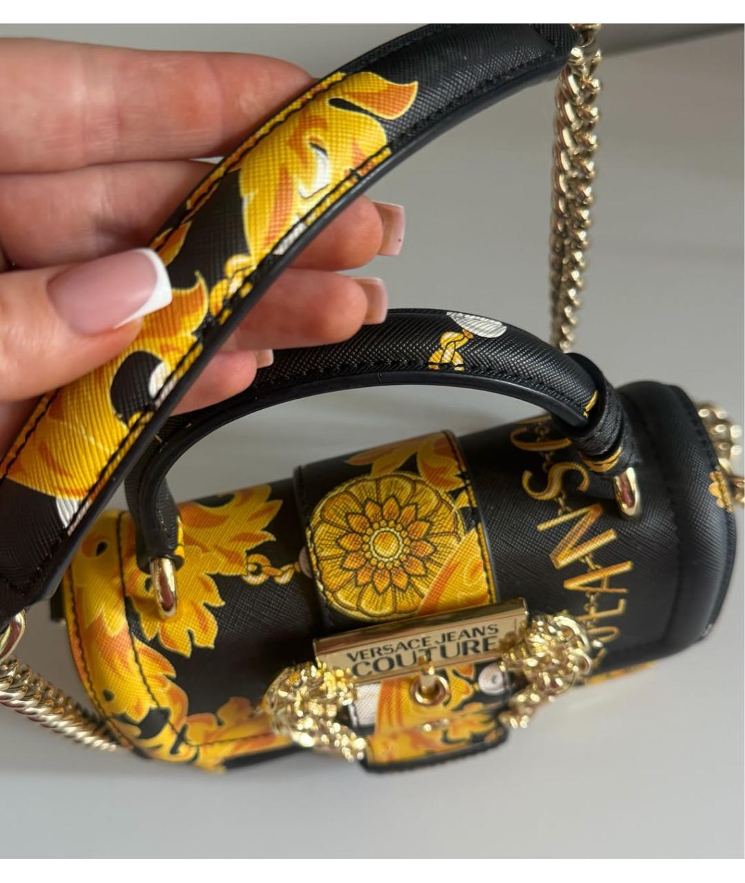 VERSACE JEANS COUTURE Мульти сумка с короткими ручками, фото 7