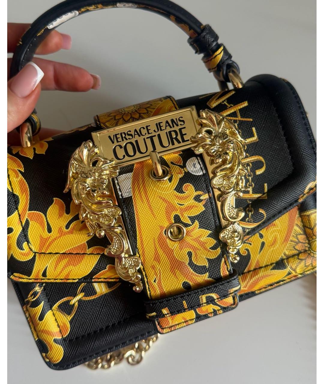 VERSACE JEANS COUTURE Мульти сумка с короткими ручками, фото 5