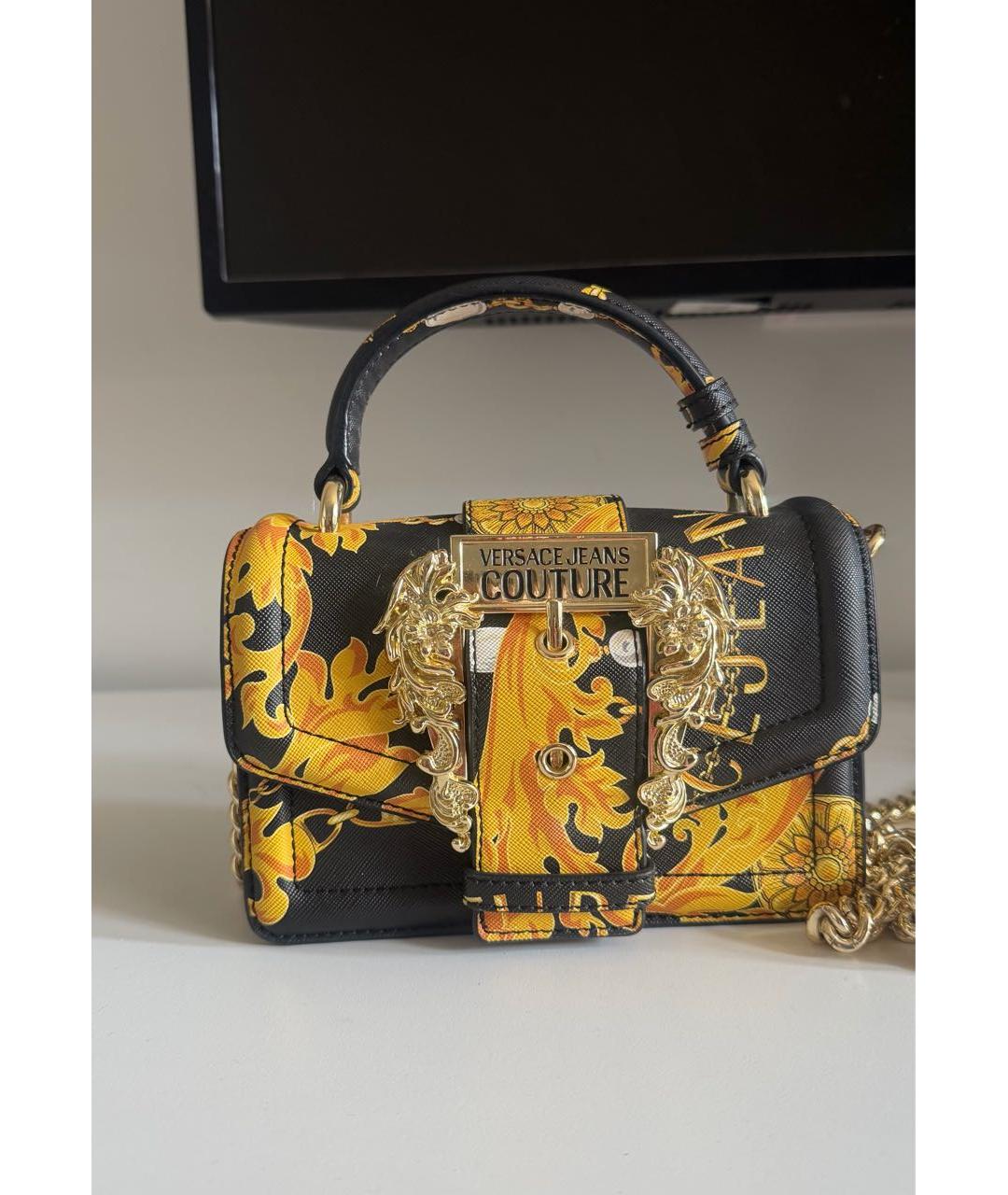 VERSACE JEANS COUTURE Мульти сумка с короткими ручками, фото 8