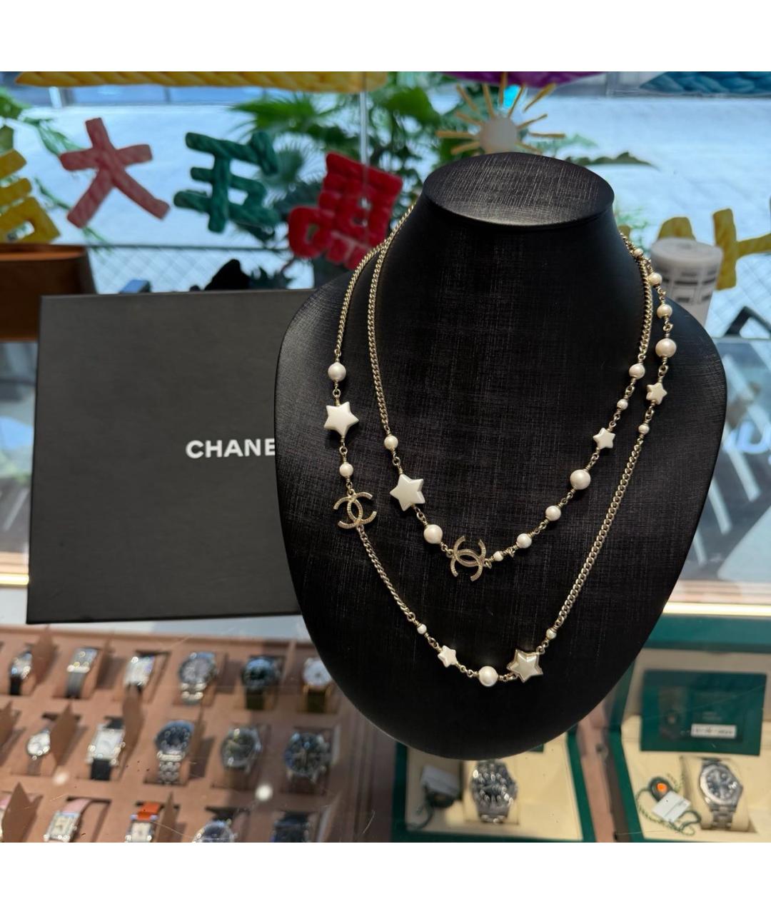 CHANEL Золотое колье, фото 3