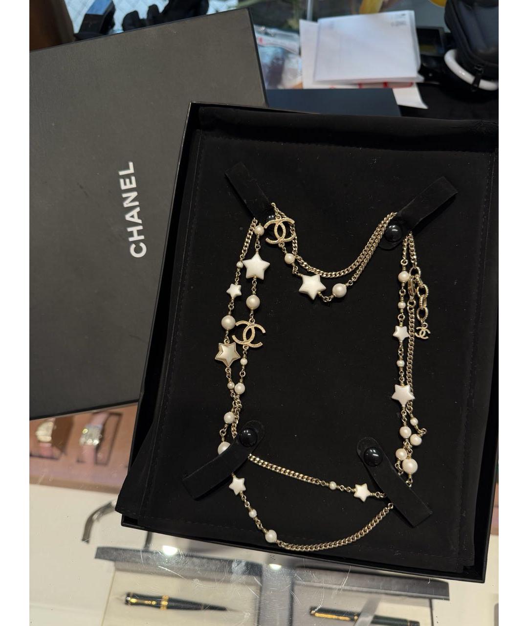 CHANEL Золотое колье, фото 4