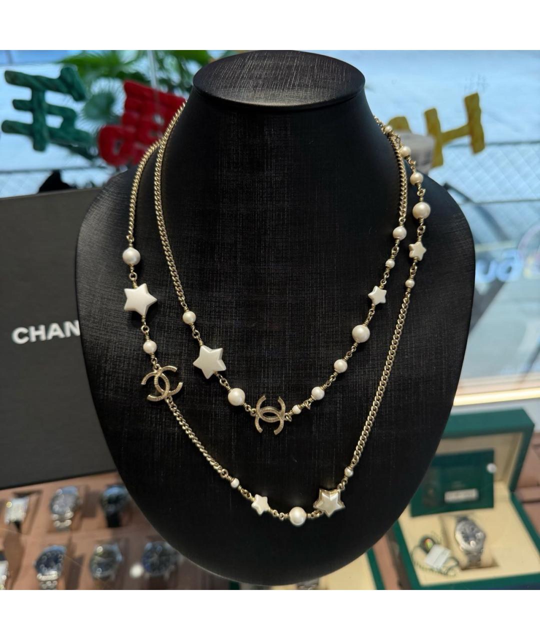 CHANEL Золотое колье, фото 2