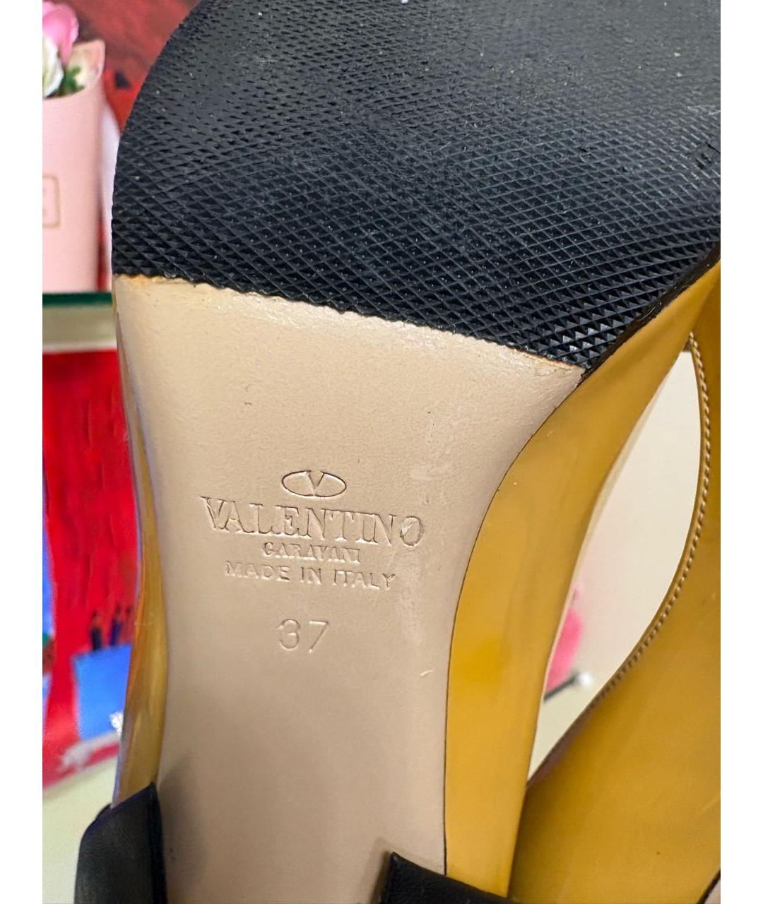 VALENTINO Бежевые кожаные туфли, фото 5