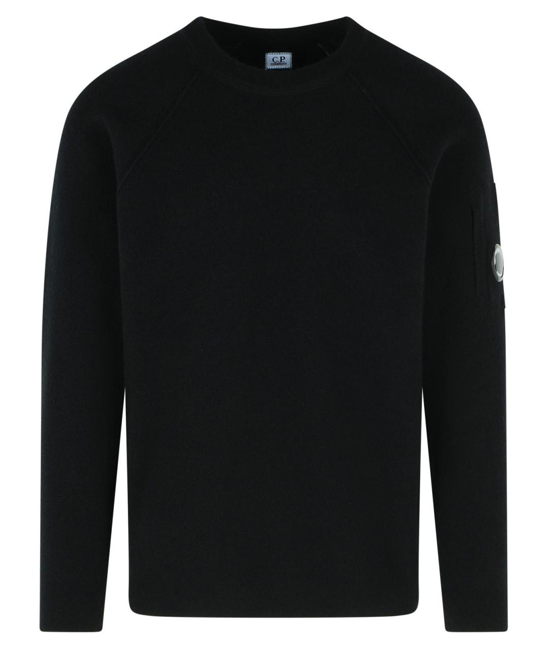 CP COMPANY Черный шерстяной джемпер / свитер, фото 1