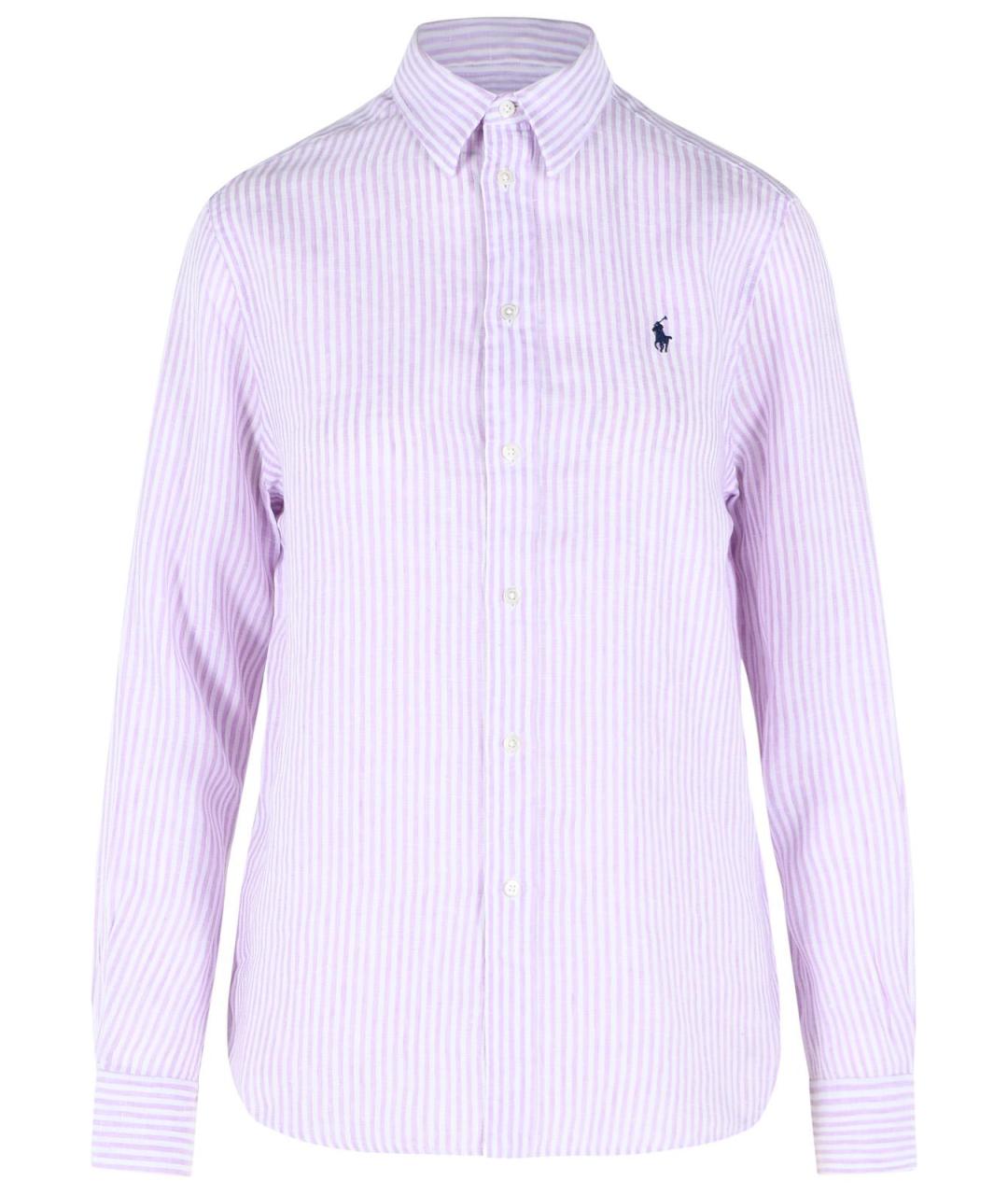 POLO RALPH LAUREN Фиолетовая льняная рубашка, фото 1