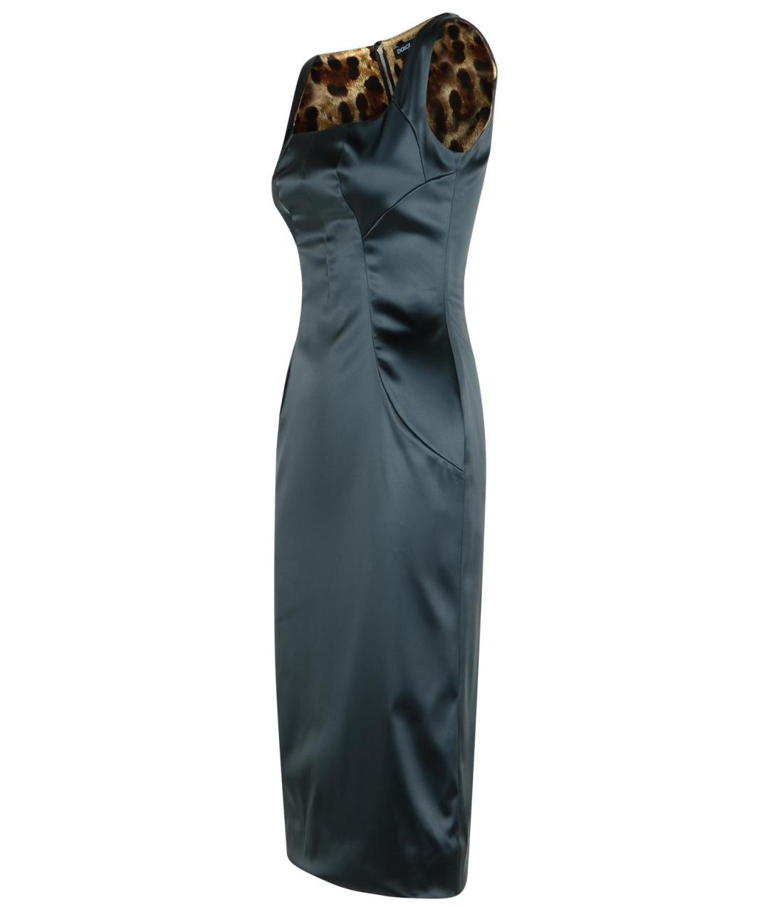 DOLCE&GABBANA Серое коктейльное платье, фото 2