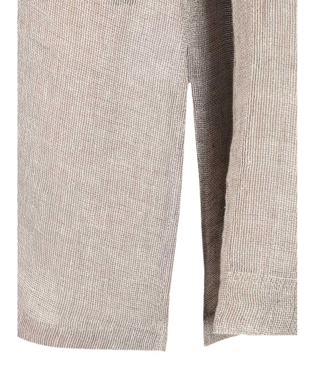 EMPORIO ARMANI Серый льняной жакет/пиджак, фото 6