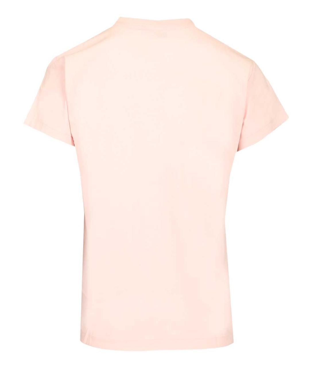 POLO RALPH LAUREN Розовая хлопковая футболка, фото 2