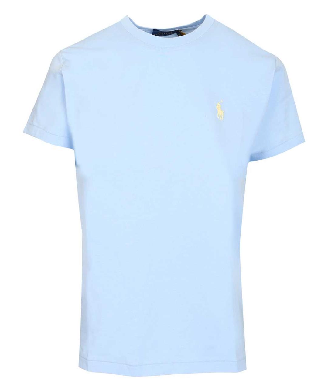 POLO RALPH LAUREN Синяя хлопковая футболка, фото 1