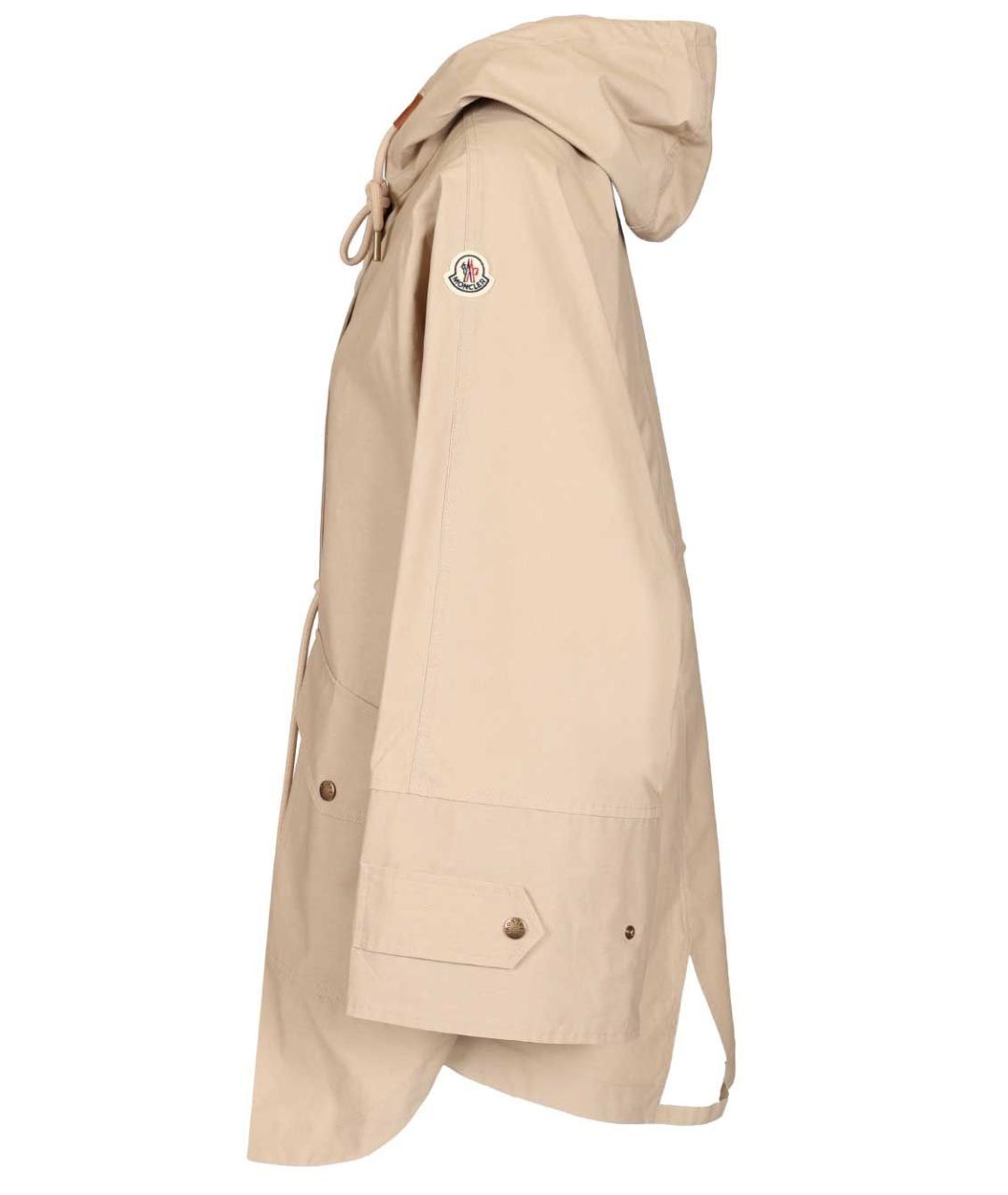 MONCLER Бежевая хлопковая парка, фото 3