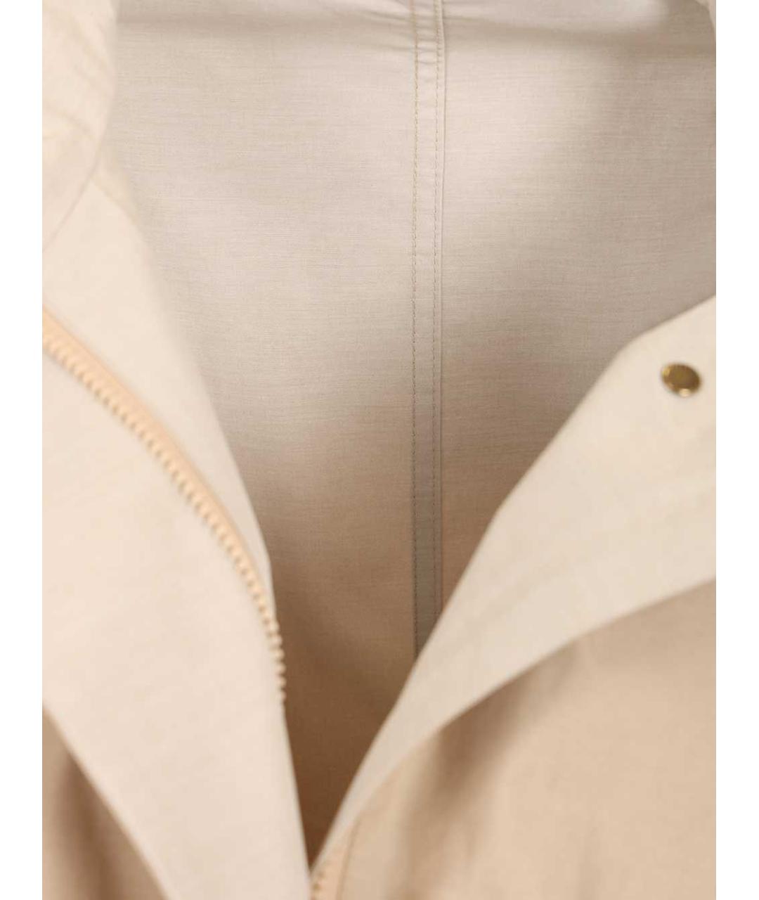 MONCLER Бежевая хлопковая парка, фото 7