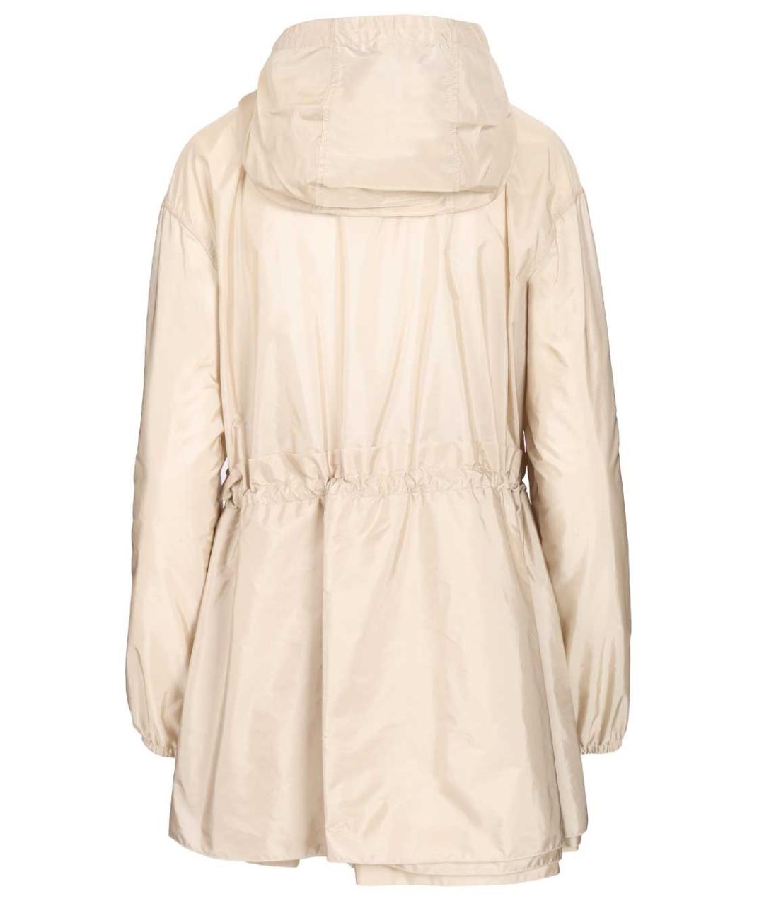 MONCLER Бежевая полиамидовая парка, фото 2