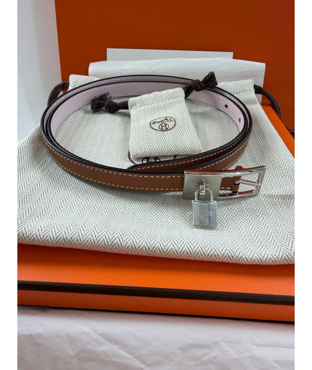 HERMES Мульти кожаный ремень, фото 2