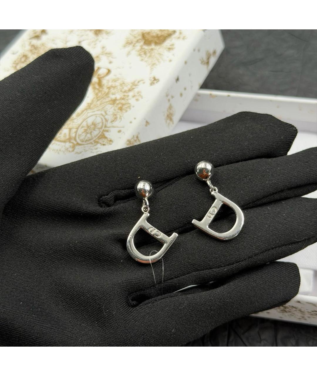 CHRISTIAN DIOR Серебряные серьги, фото 4