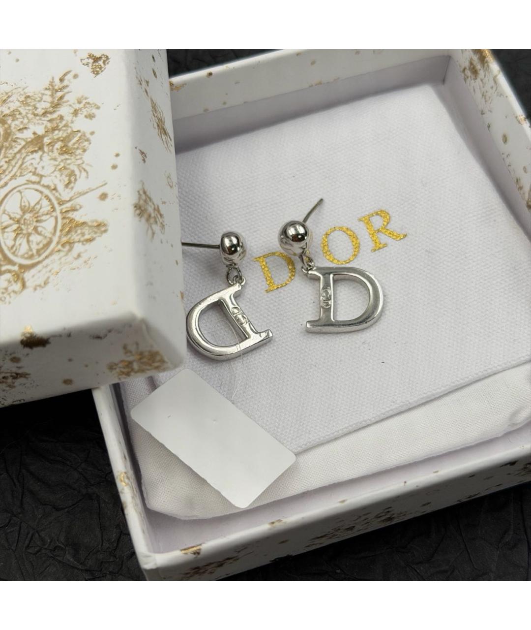CHRISTIAN DIOR Серебряные серьги, фото 3