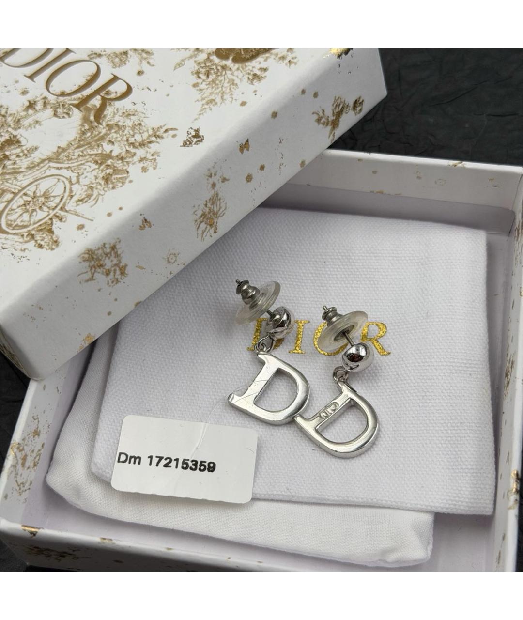 CHRISTIAN DIOR Серебряные серьги, фото 6