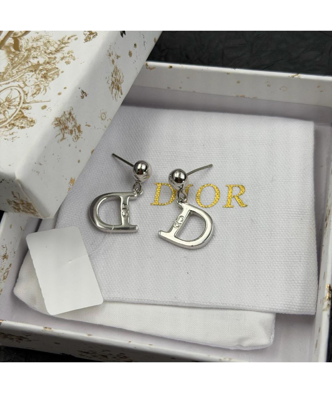 CHRISTIAN DIOR Серебряные серьги, фото 7
