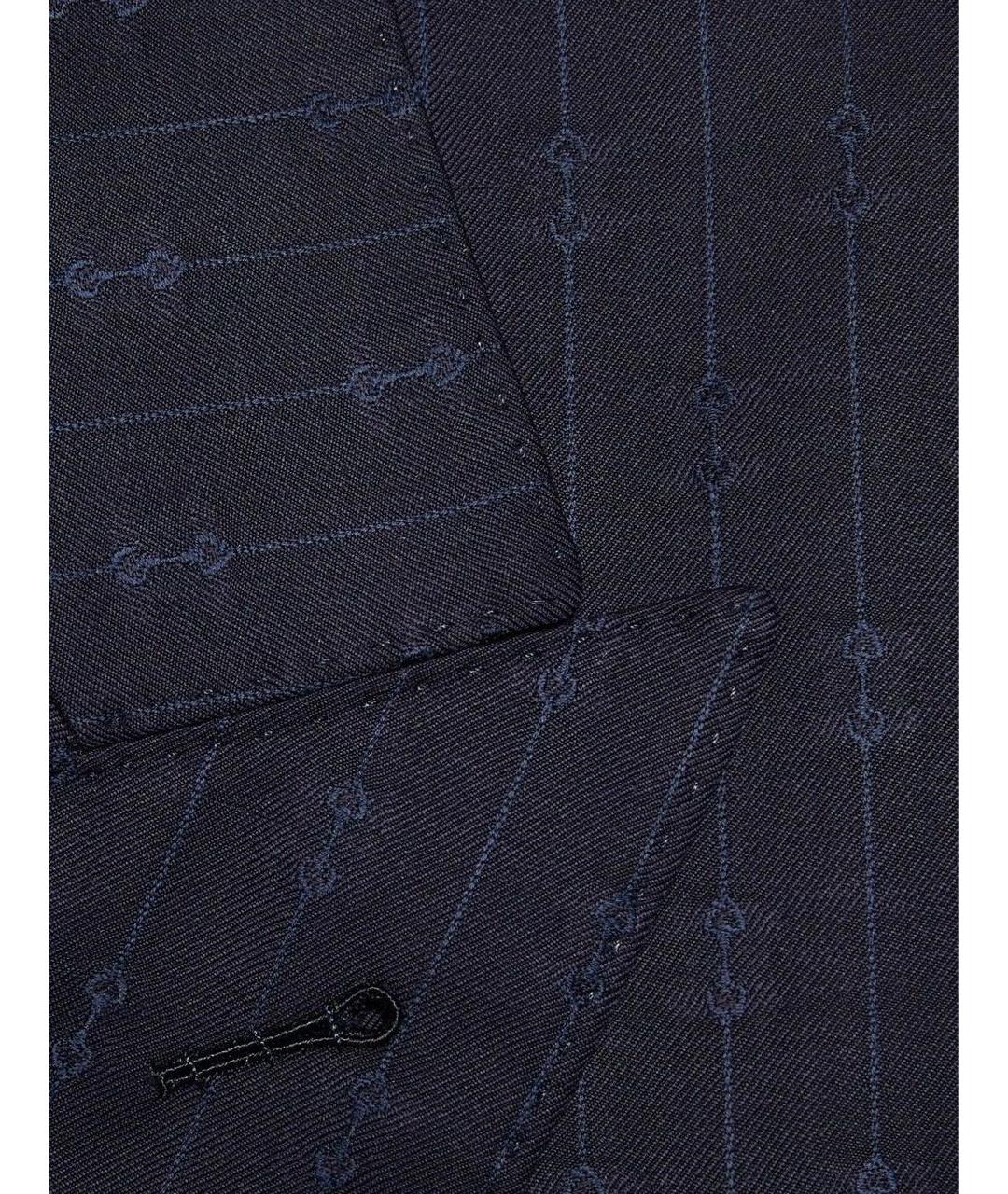 GUCCI Темно-синий костюм с брюками, фото 5