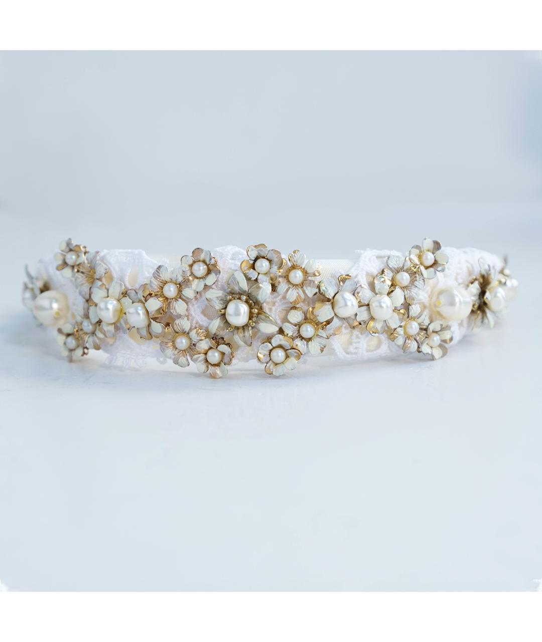 DOLCE&GABBANA Белый ободок, фото 2